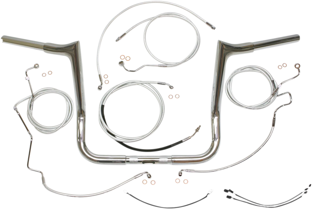 Magnum Shielding 38869-412 1-1/4" Viking Handlebar Installation Kit - Sterling