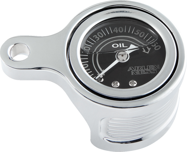 Arlen Ness 610-102 Oil Pressure Gauge - Method - Chrome