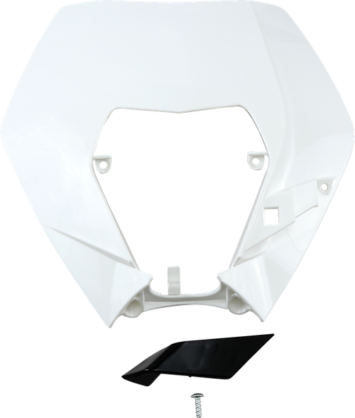 Ufo KT04090047 Replacement Plastic for OEM Headlight - White
