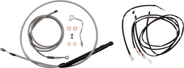 Burly Brand B30-1311 Touring Model Control Kit - 14" - Stainless Steel