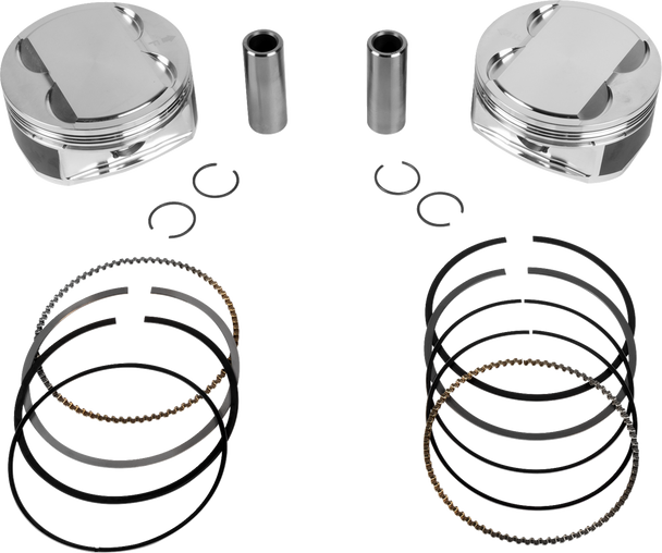 Je Pistons 399160 Piston Kit - 4.255" Bore - 4.375" Stroke - 12.0:1 Cr - 114" M8