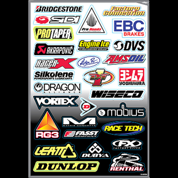 FACTORY EFFEX 10-68006 DECAL SPONSOR KIT D