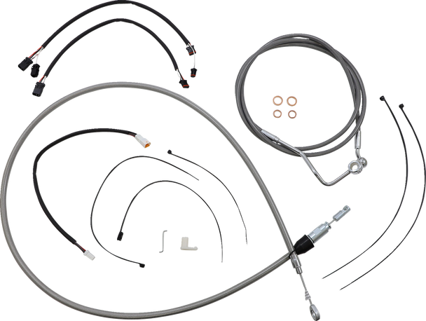 Magnum Shielding 5891142 Xr Handlebar Installation Kit - Stainless Steel/Chrome