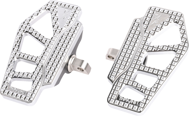 Thrashin Supply CO. TSC-2217-3-D Apex Mini Floorboards - Driver - Chrome