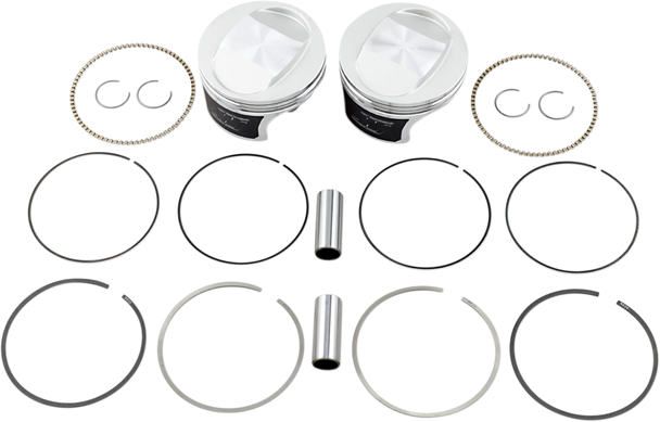 Wiseco K0208P1 Tracker Series Piston Kit - +0.010" - Twin Cam