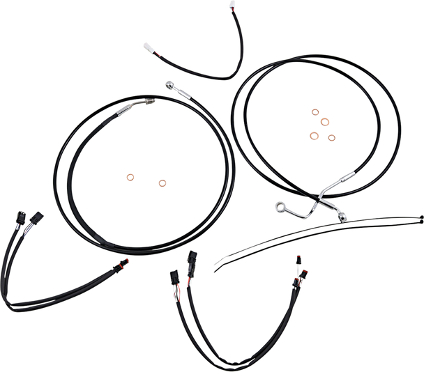 Magnum Shielding 489422 Xr Handlebar Installation Kit - Black/Chrome