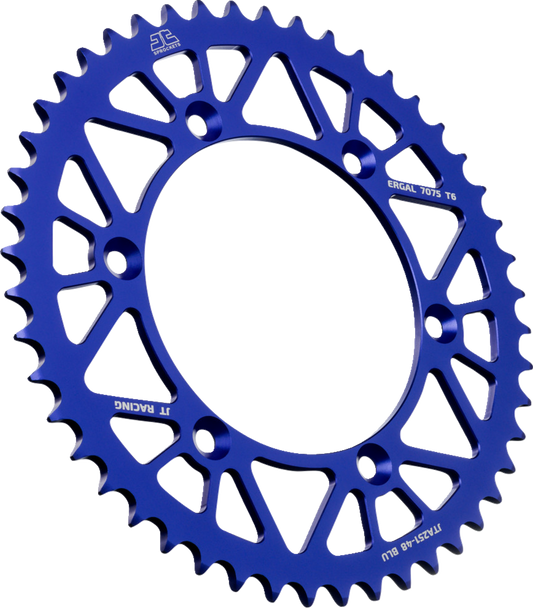 JT Sprockets JTA251.48BLU Rear Sprocket - Blue - 48 Tooth - for Yamaha
