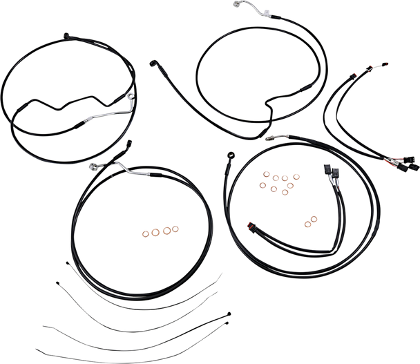 Magnum Shielding 486412 Xr Handlebar Installation Kit - 17-20 Flhrxs - Black