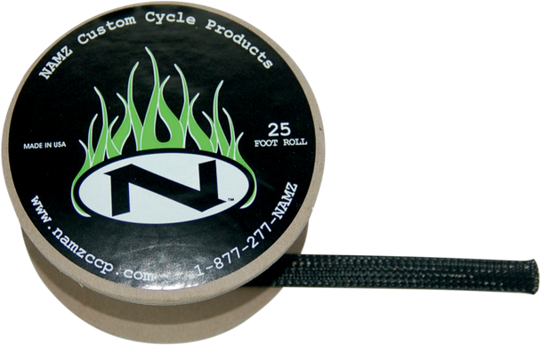 Namz NBFS-2501 Black Wire Cover 1/8" - 25' - Universal