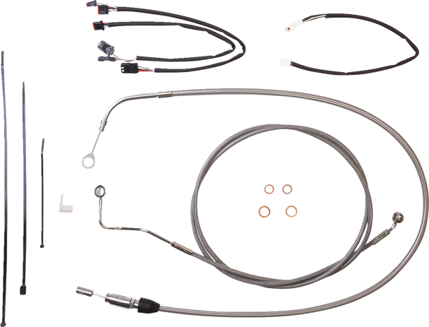 Magnum Shielding 5891171 Xr Handlebar Installation Kit - Stainless Steel/Chrome