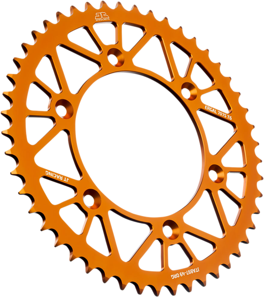 JT Sprockets JTA897.49ORG Rear Sprocket - Orange - 49-Tooth