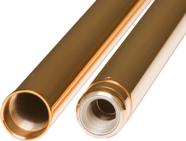 Custom Cycle Engineering 710075 Inverted Fork Tubes - 43 MM - +2" Length - Gold