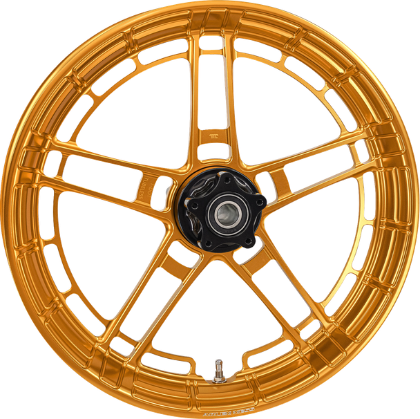 Arlen Ness 330-052 Rim - Flatline - Front - Gold - 21x3.5