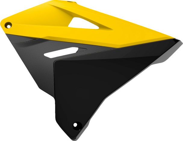 Polisport 8423700001 Radiator Cover - Restyle - Yellow/Black - Rm 125 | Rmz 250