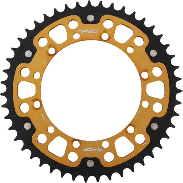 Supersprox RST-460-47-GLD Stealth Rear Sprocket - Gold - for Kawasaki/Suzuki