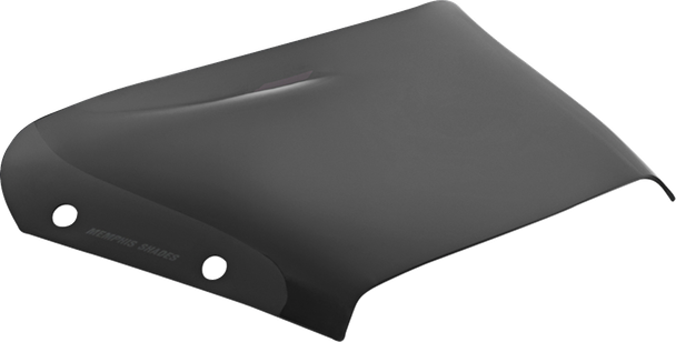 Memphis Shades MEP88610 Spoiler Windshield - 2" - Dark Black Smoke - Flhx