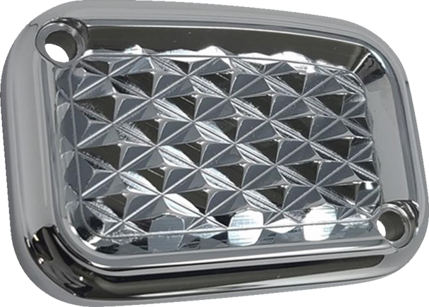 Covingtons C3068-C Master Cylinder Cover - Clutch - Diamondback - Chrome