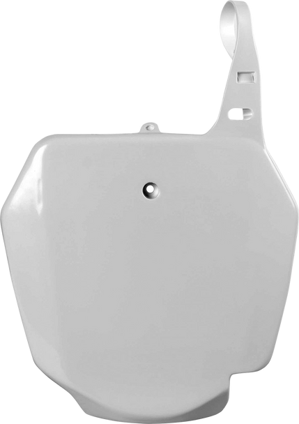 Polisport 8670600002 Number Plate - OEM White - Rm 85