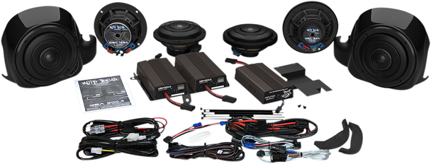 Wild Boar Audio Wba Whole Hog Kit Amp/Speaker Kit