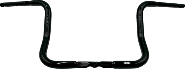 Fat Baggers Inc. 943012-B 1-1/4" Ez Install Round Top Handlebar - 12" - Black