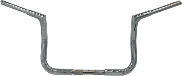 Fat Baggers Inc. 705010 1-1/4" Ez Install Flat Top Handlebar - 10" - Chrome