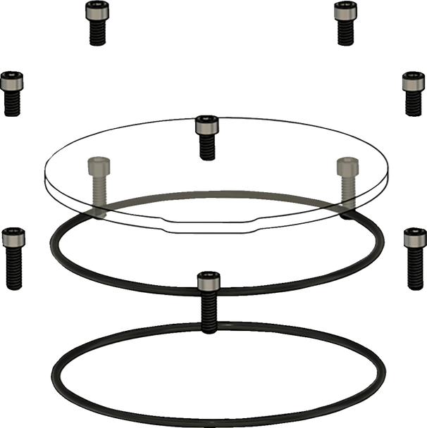 Trask TM-0042-RK Assault Derby Cover Repair Kit - Softail