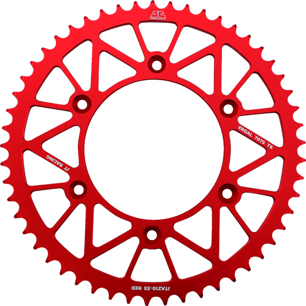 JT Sprockets JTA210.53RED Rear Sprocket - Beta/Honda - Red - 53 Tooth