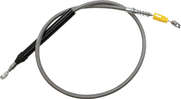 La Choppers LA-8155C16 Stainless Steel Braided Clutch Cable - 18-21 Softail