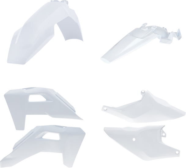 Acerbis 2987428211 Standard Plastic Kit - 25 Oem White - Husqvarna - Tc 25