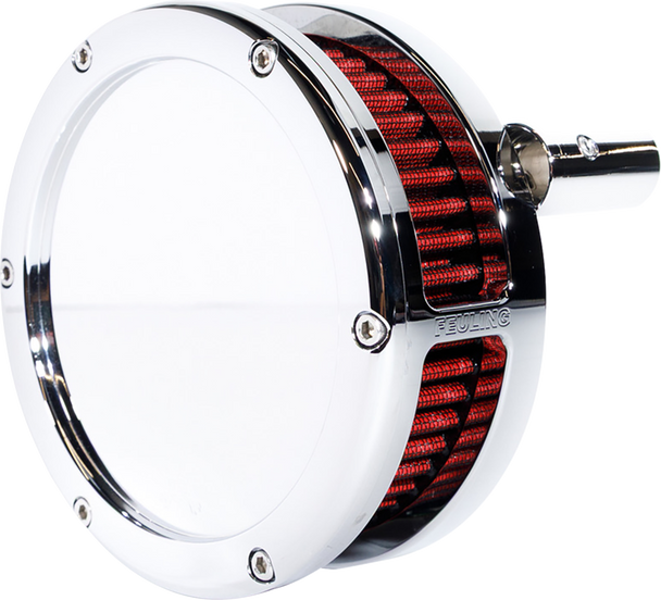 Feuling Parts 5457-S Slim Ba Air Cleaner Kit - Red Filter - 08-17 Twin Cam