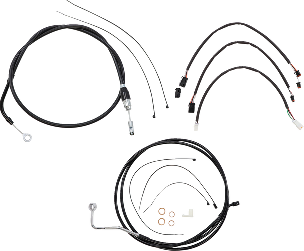 Magnum Shielding 4861172 Xr Handlebar Installation Kit - 21 Flh - Black