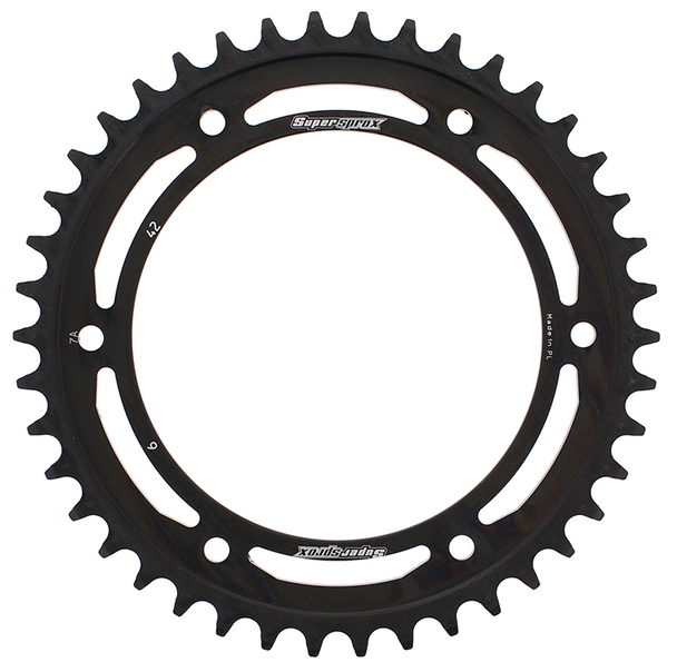 Supersprox RFE-6-42-BLK Steel Rear Sprocket - 42 Tooth