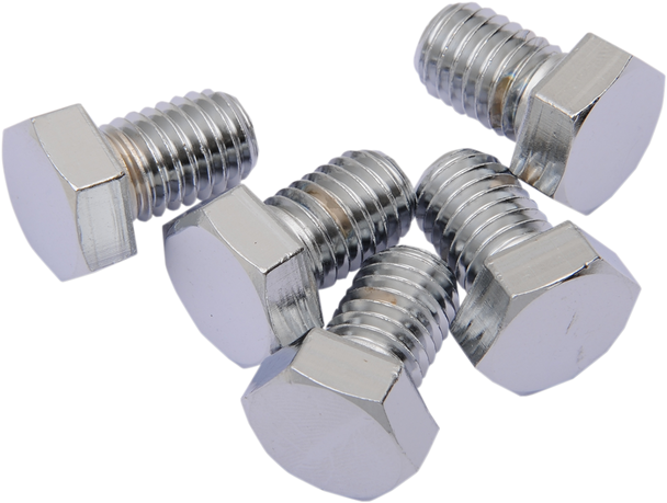 Drag Specialties DS192341 Bolts - Hex-Head - Chrome - 1/2"-13 X 1"