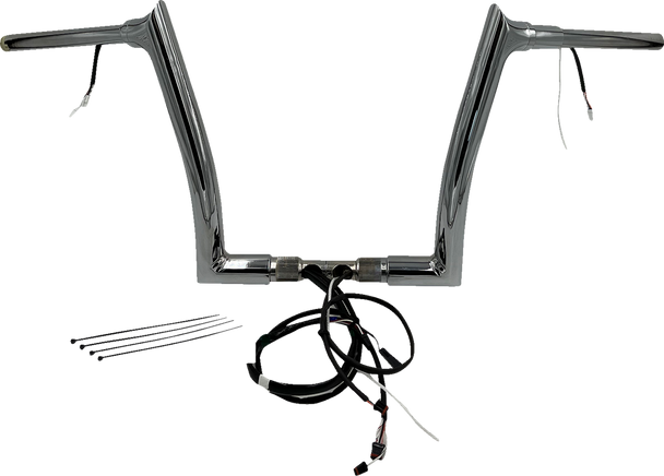 Fat Baggers Inc. 801312 Ez Install Wired 1-1/2" Pointed Top Handlebar Kit - 12"