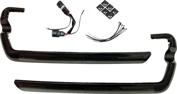 Custom Dynamics CD-SB-SIDE-SB LED Saddlebag Light - Smoke - Black