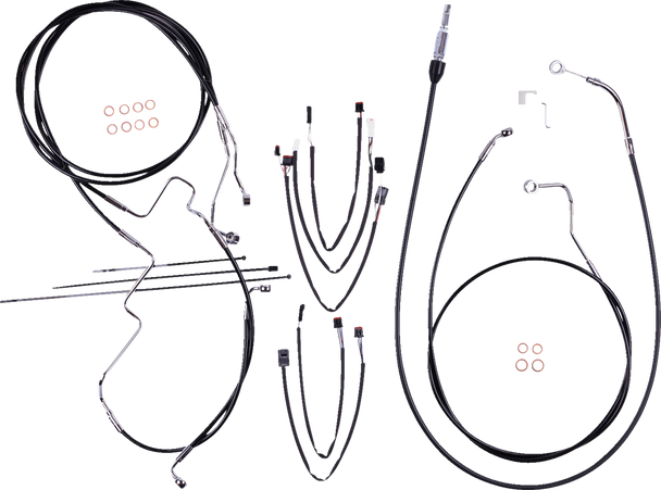 Magnum Shielding 4891192 Xr Handlebar Installation Kit - Black/Chrome