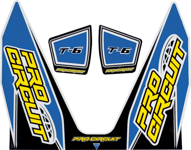 PRO Circuit DC22T6-LB T-6 Decal - Light Blue