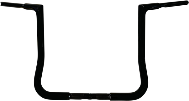 Fat Baggers Inc. 705014-B 1-1/4" Ez Install Flat Top Handlebar - 14" - Black