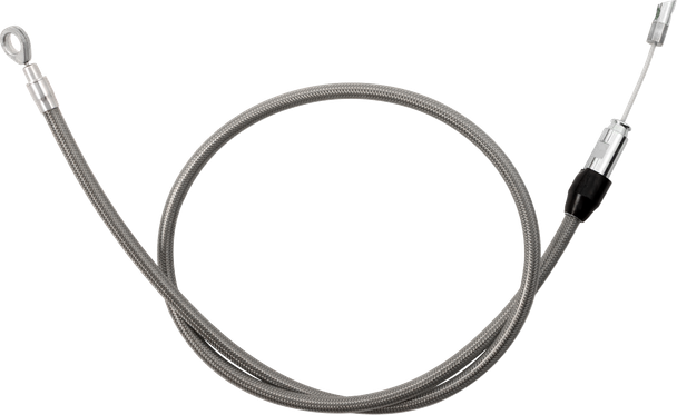 Drag Specialties 0652-2840 Quick Connect Clutch Cable - Upper - Stainless Steel