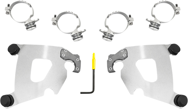 Memphis Shades MEK2058 Cafe Mounting Kit - Polished - XL1200X