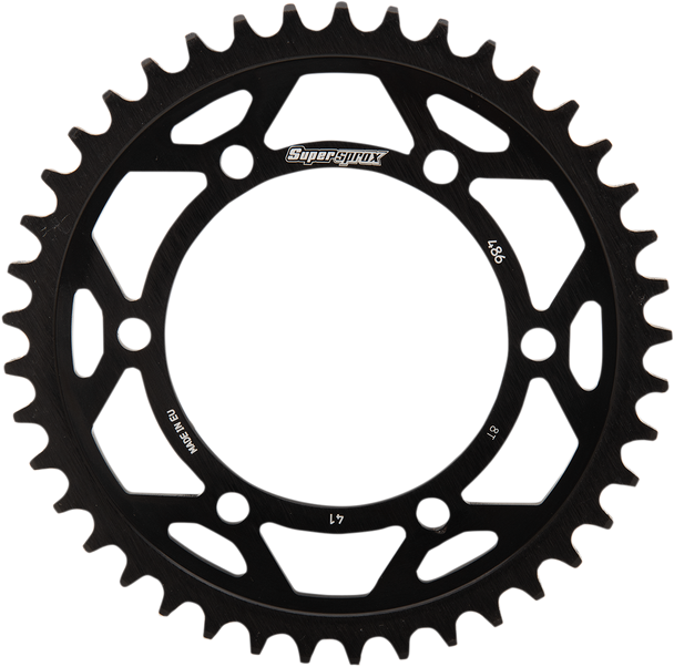 Supersprox RFA-486-41-BLK Edge Rear Sprocket - Black - 41 Tooth