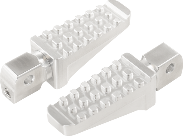 Joker Machine 09-860-8 Road Racing Foot Pegs - Silver - for Indian