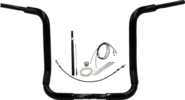 Fat Baggers Inc. 819416-B 1-1/2" Ez Install Rounded Top Handlebar Kit - 16"