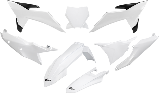 UFO KTKIT532@042 Replacement Body Kit - 20-26 White/Black - for Ktm - Sx 25-26