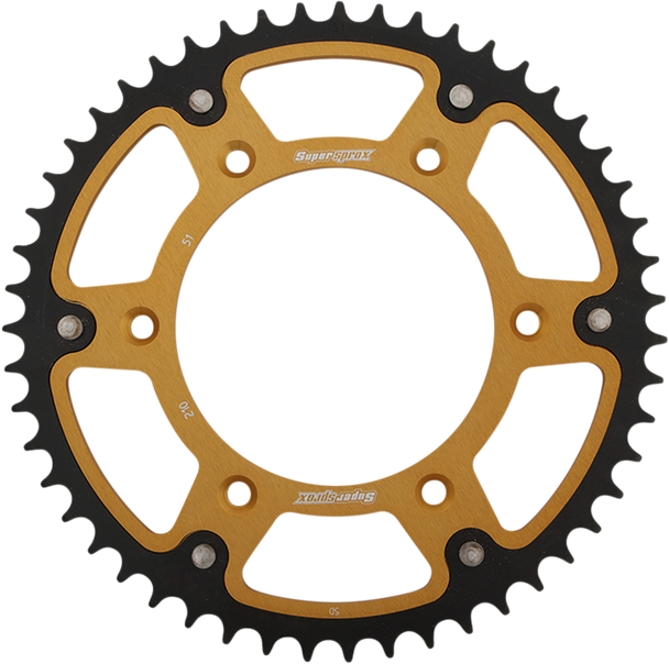 Supersprox RST-210-51-GLD Stealth Rear Sprocket - 51 Tooth - Gold - for Honda