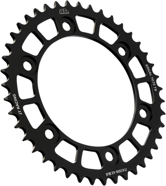 JT Sprockets JTA1308.43BLK Rear Sprocket - for Honda - Black - 43-Tooth