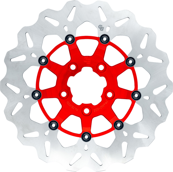 Gbrakes GBDU023 Brake Rotor - Front - Red