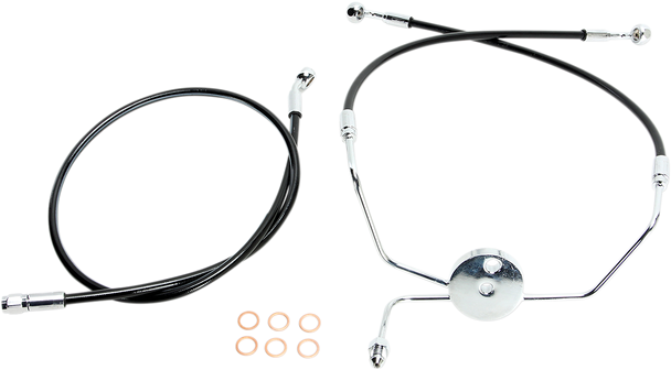 Magnum Shielding SBC1304-33 Brake Line - Front - Xr - Black
