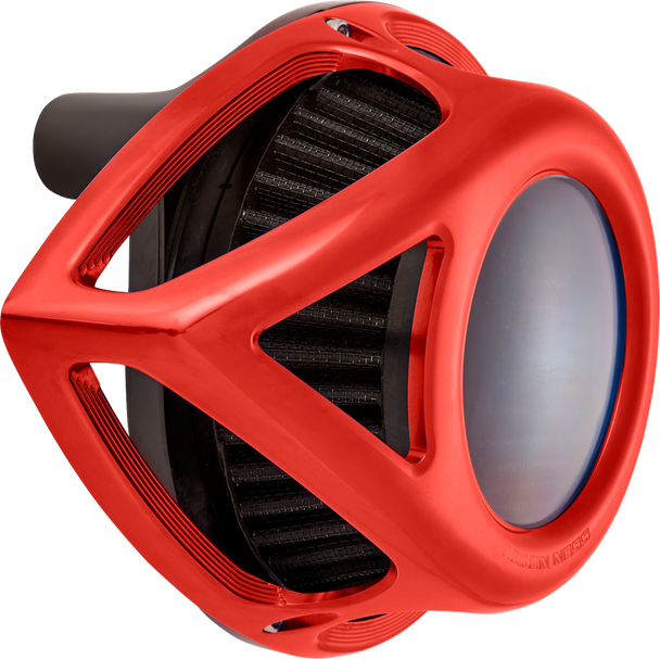 Arlen Ness 600-246 Clear Tear Air Cleaner Kit - Red