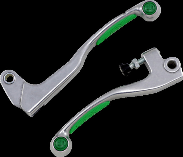 MOOSE RACING HARD-PARTS M557-24-60 MSE GRIP LVRS KAW-GRN